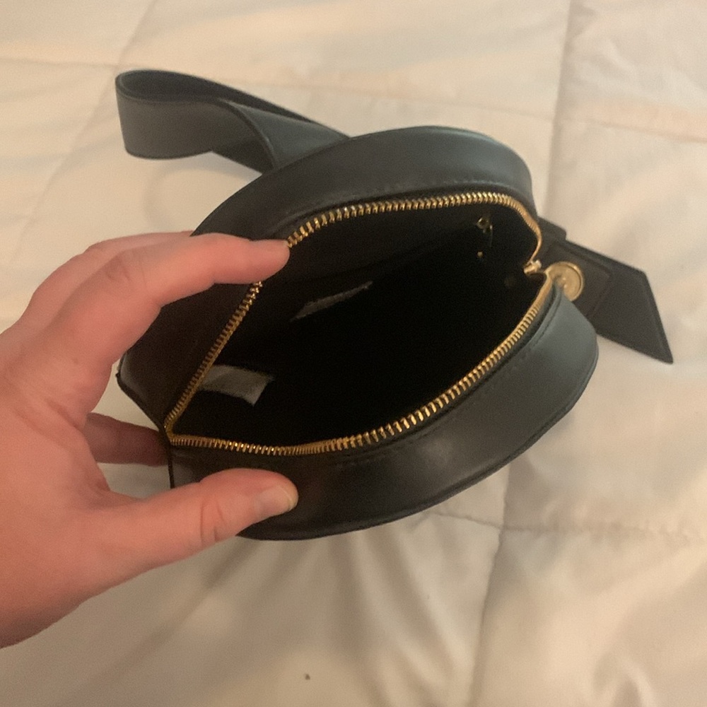 Houndstooth Pattern Round Zip Closure Top Handle … - image 3